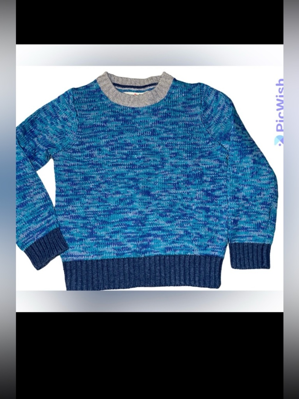 Mini Boden Boys Twist Sweater in Turquoise Twist - Size 4/5 youth